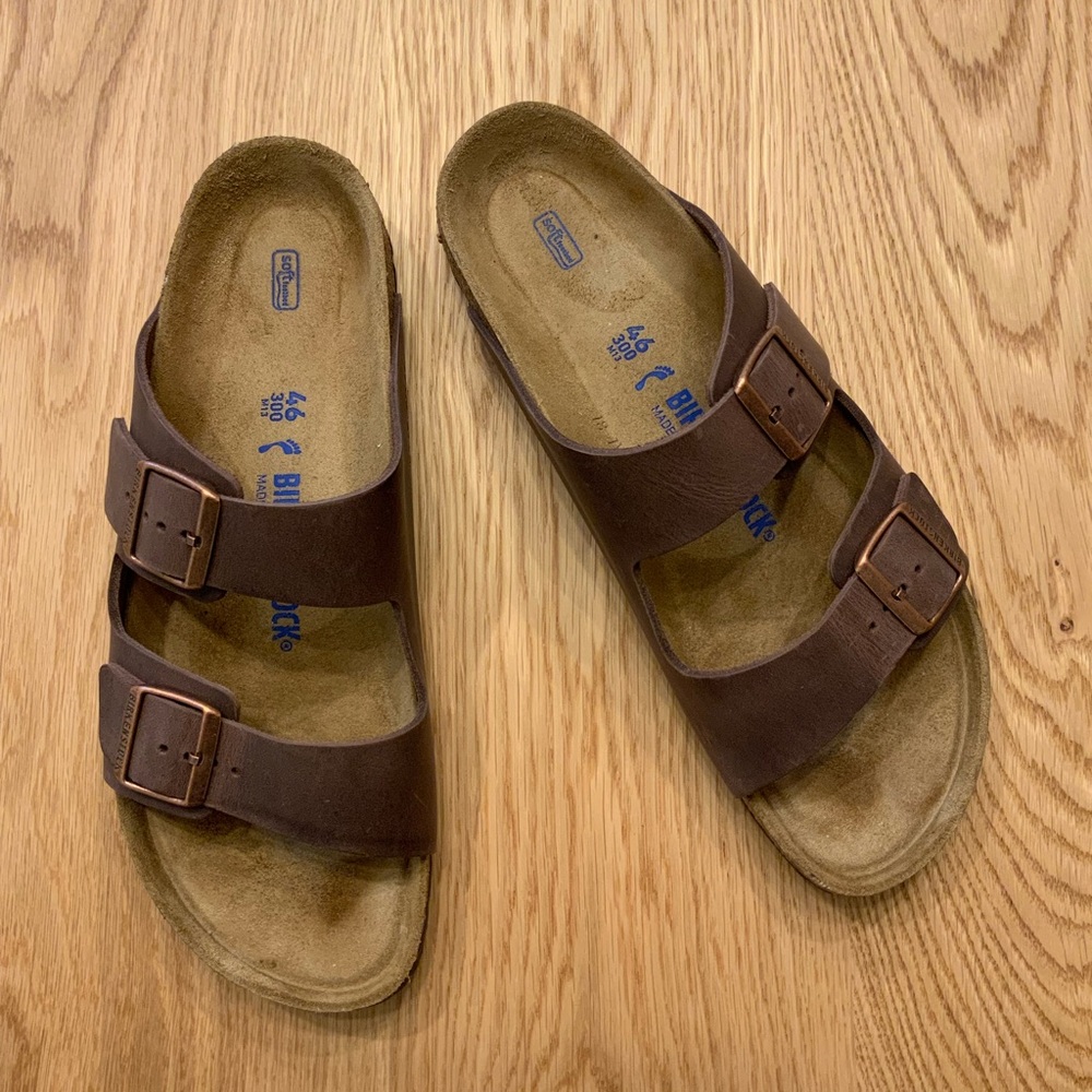 Birkenstock Arizona - Soft Footbed - Oiled Leather Habana Brown